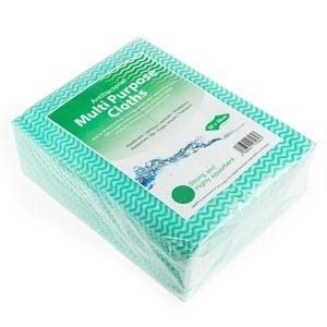 Hygimax All Purpose Wiping Cloths Green Pack of 50